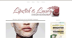 Desktop Screenshot of lipstickandluxury.com